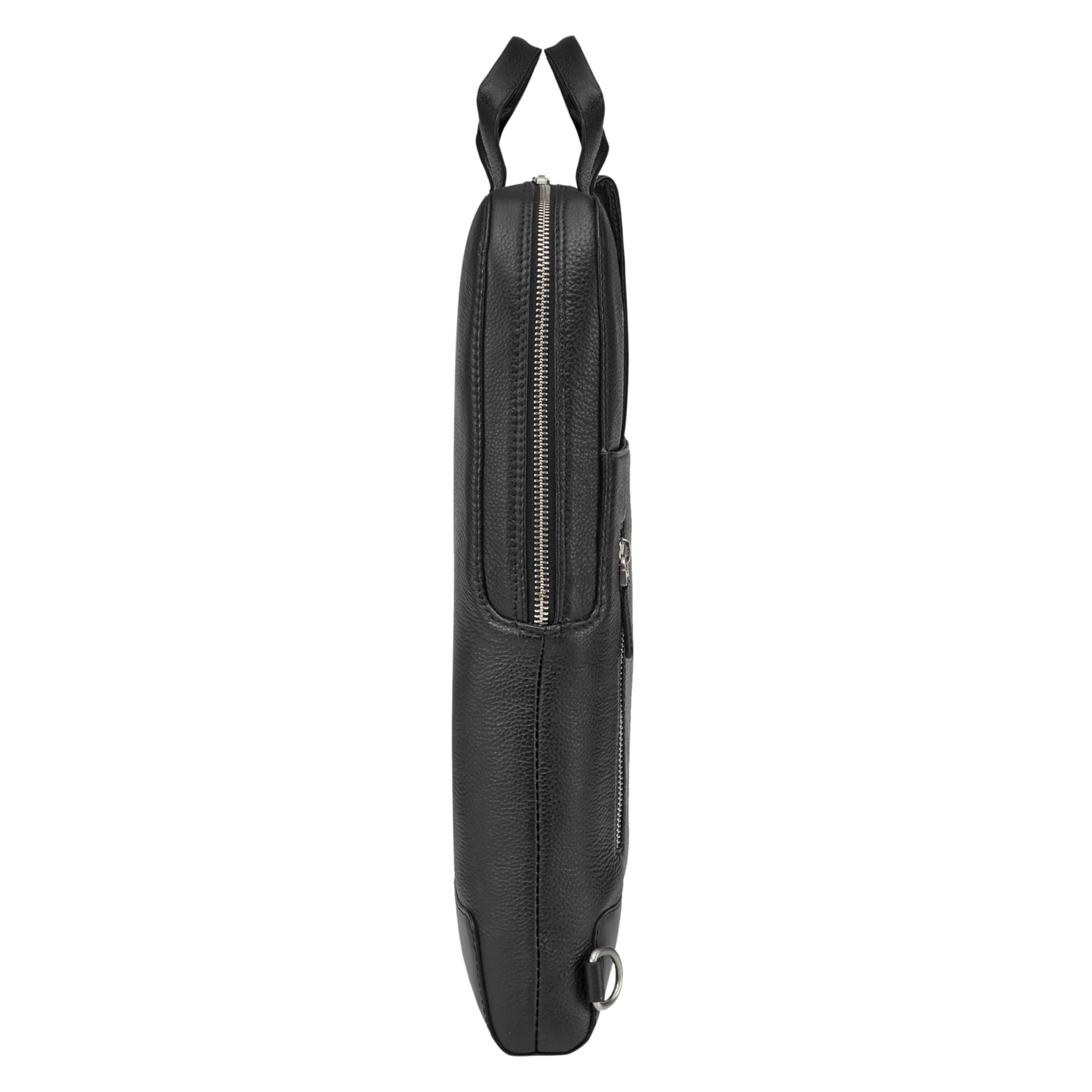 moleskine-device-bag-classic-leather-verticale-pelle-nero-15-30x8-5x40-cm image 3