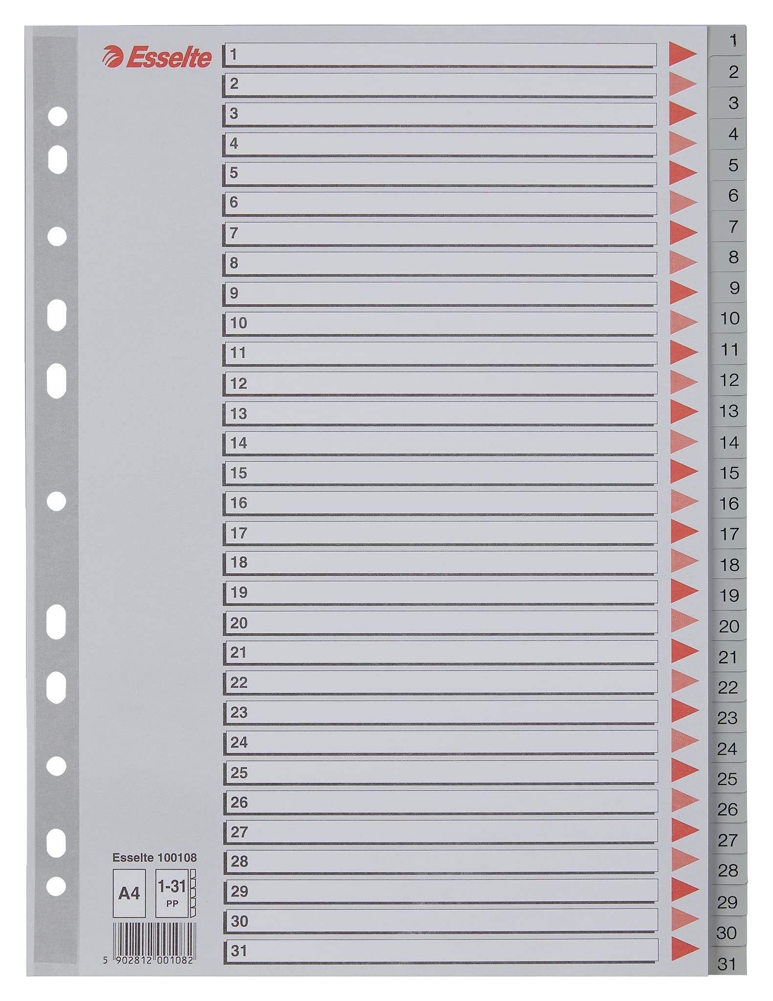 esselte-rubrica-ppl-numerica-1-6-formato-a4-100104-grigia image 7