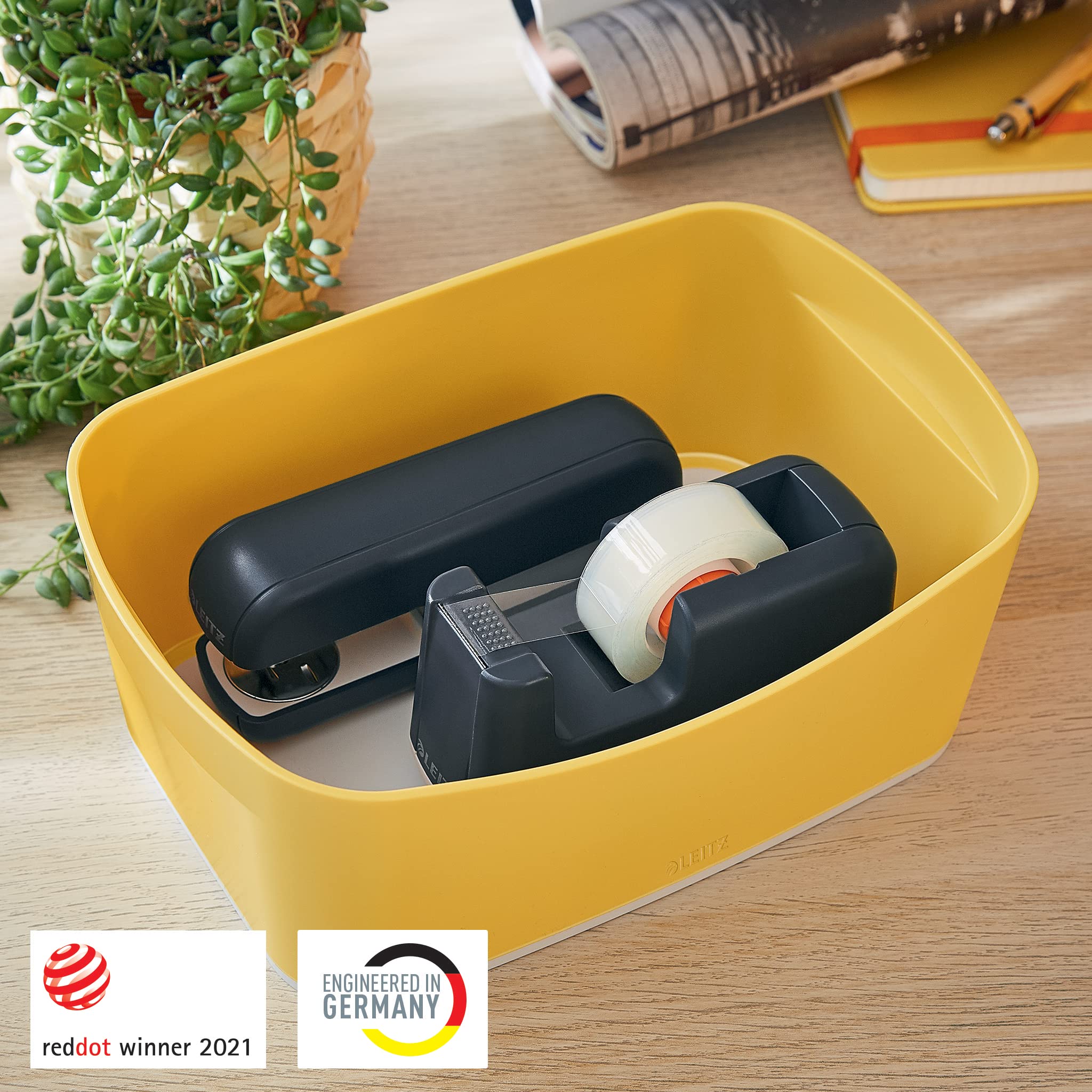 leitz-cosy-mybox-contenitore-organizer-s-giallo-caldo image 3