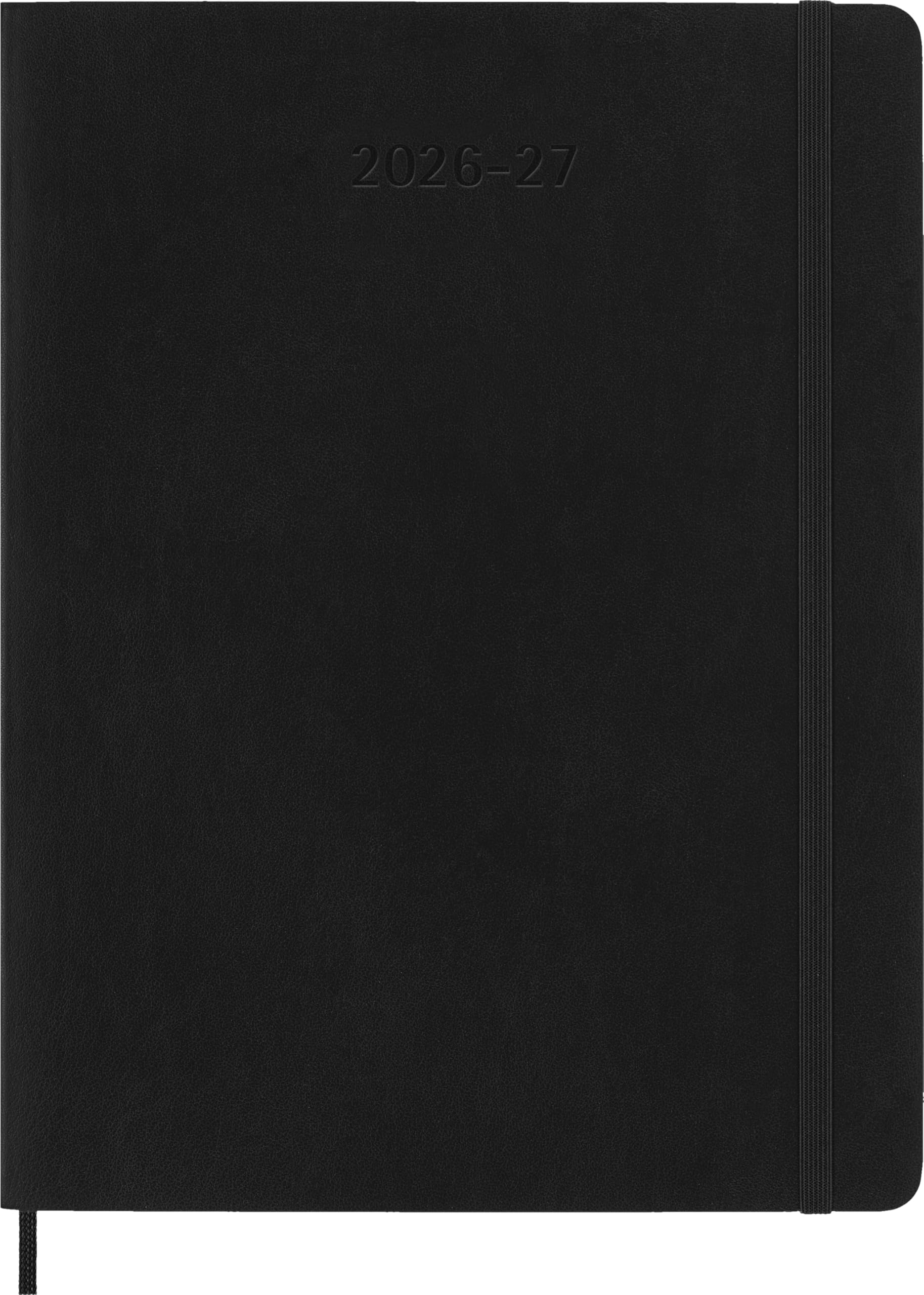 moleskine-agenda-settimanale-2026-2027-18-mesi-xl-19x25-cm-nera-morbida image 1
