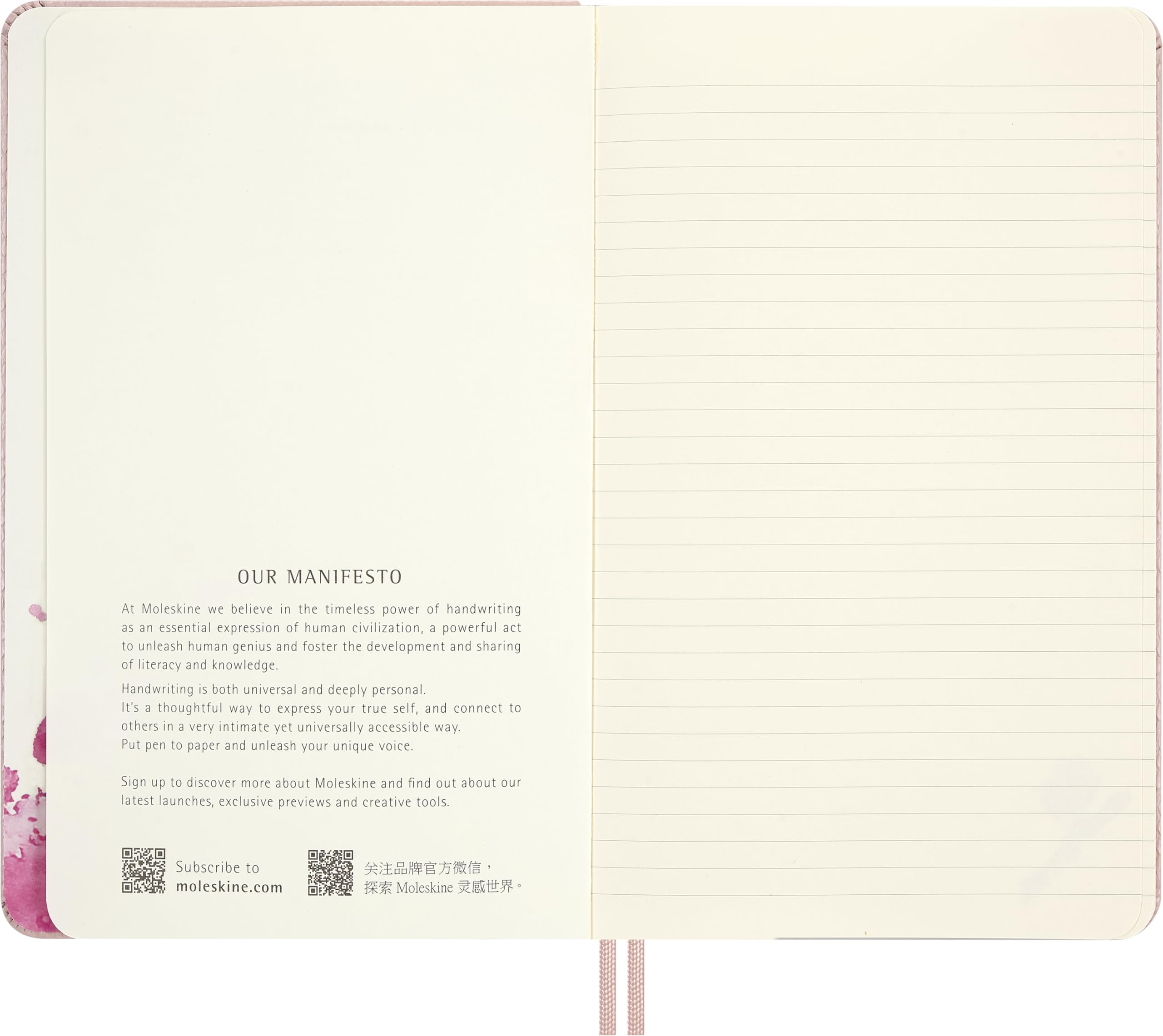 moleskine-taccuino-precious-ethical-sakura-large-13x21-cm-a-righe image 5