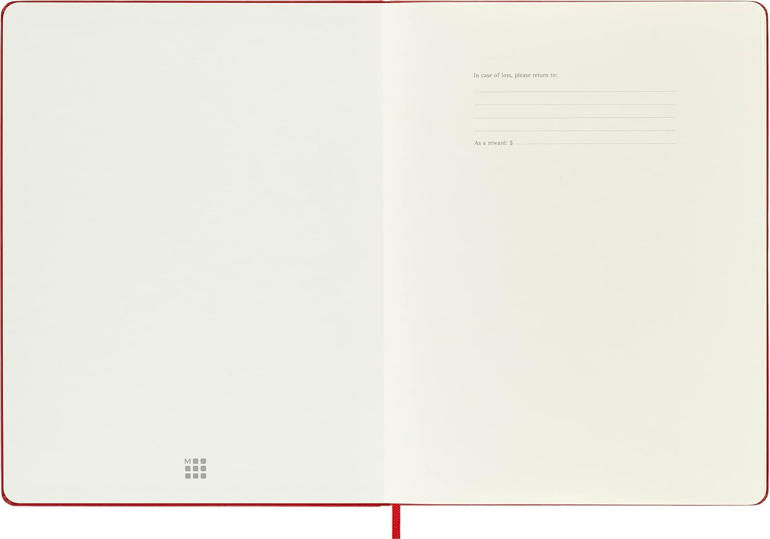 moleskine-classic-notebook-xl-19x25cm-rosso-scarlatto-pagine-bianche-192-pagine image 4
