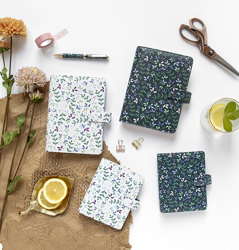 filofax-garden-organiser-personal-similpelle-verde-rosa-oro image 6