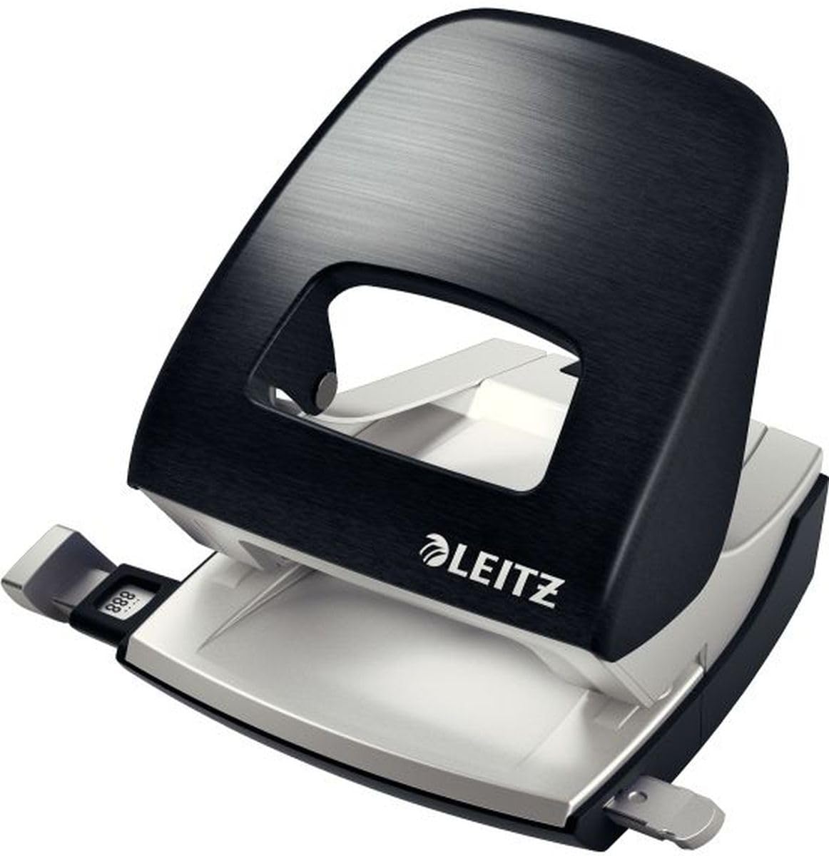 leitz-style-perforatrice-ufficio-2-fori-30-fogli-nero-satinato image 1