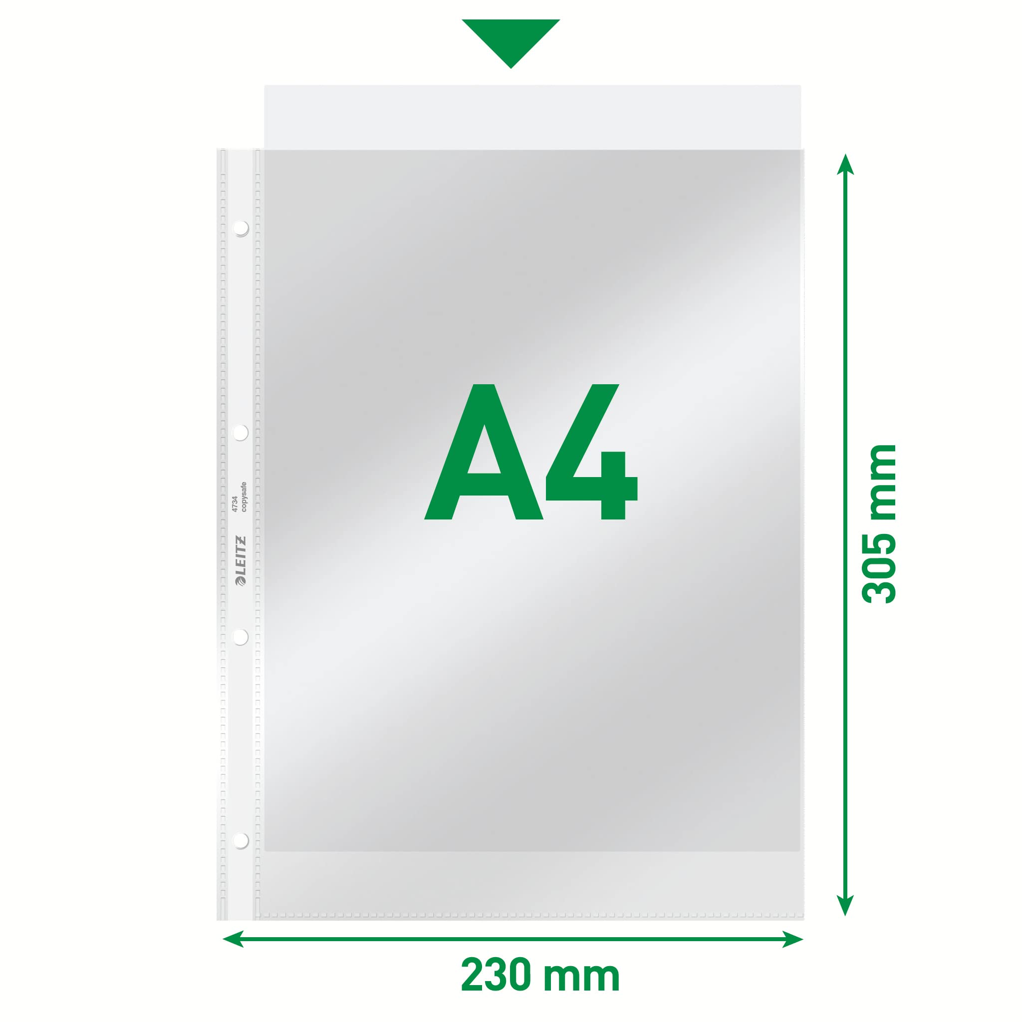 leitz-super-premium-4734-cartelline-portadocumenti-pvc-a4-trasparenti-10-pezzi image 5