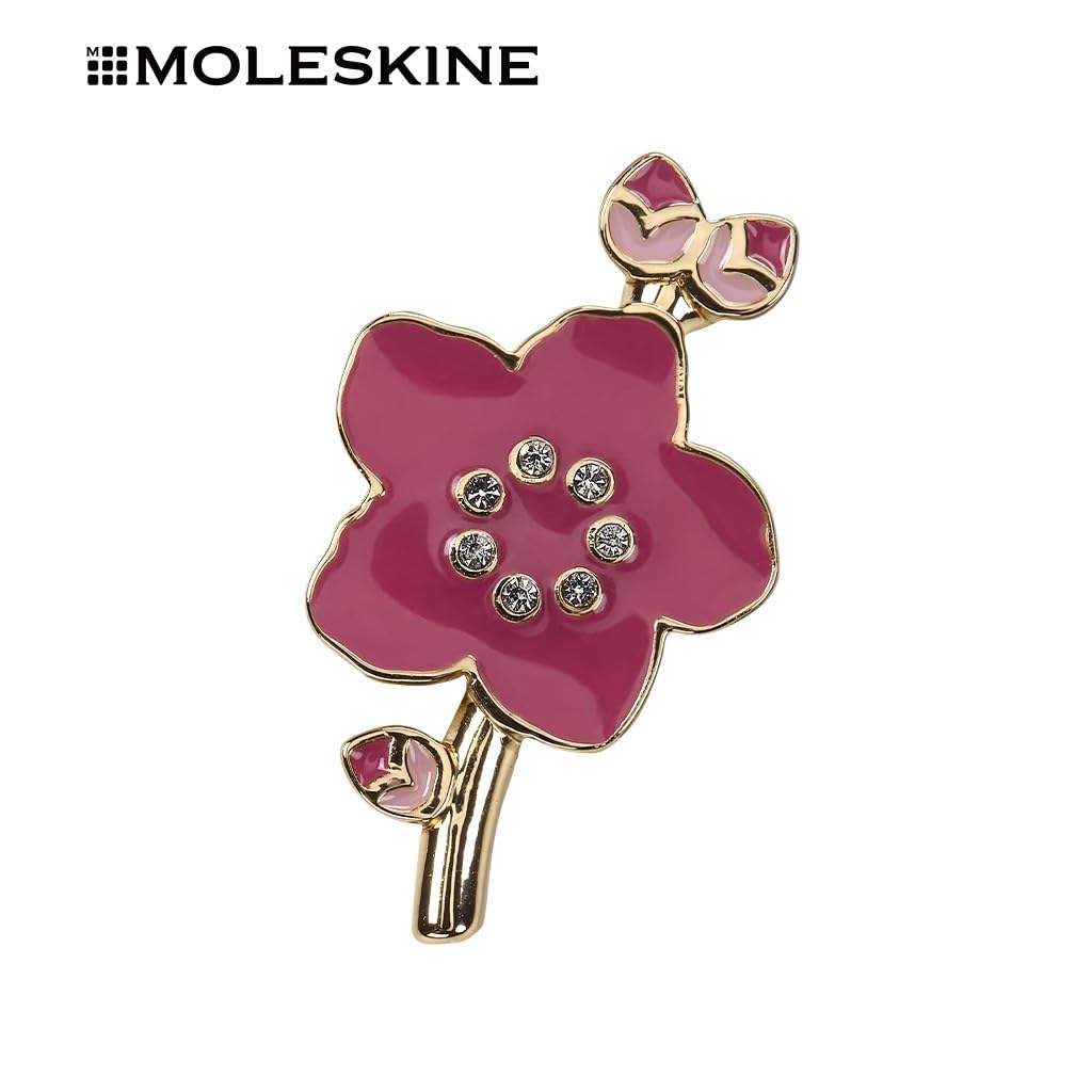 moleskine-pin-sakura-spilla-argento-in-lega-di-zinco-per-taccuino image 2