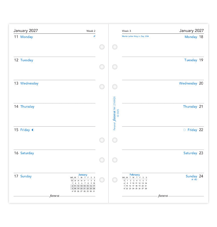 filofax-calendario-1-settimana-per-pagina-personal-2027-inglese image 4