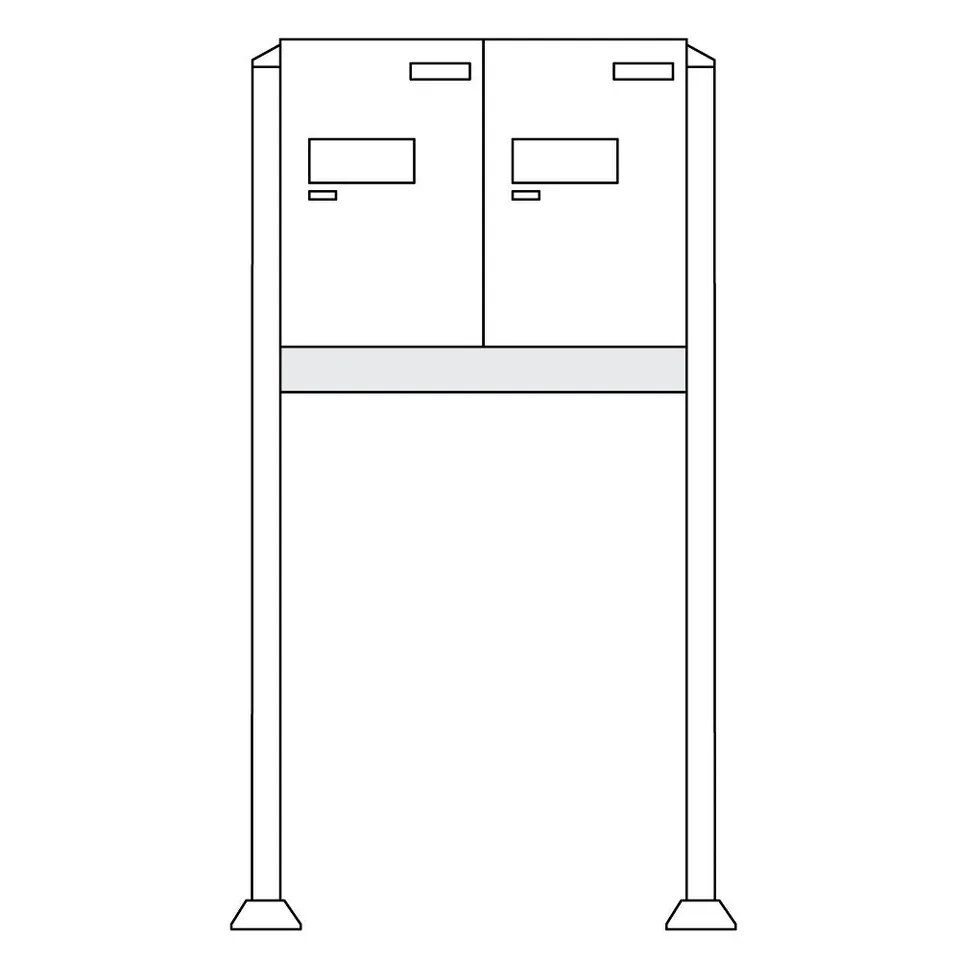 burg-w-chter-eboxx-easy-anlage-w-impianto-cassette-postali-bianco image 1