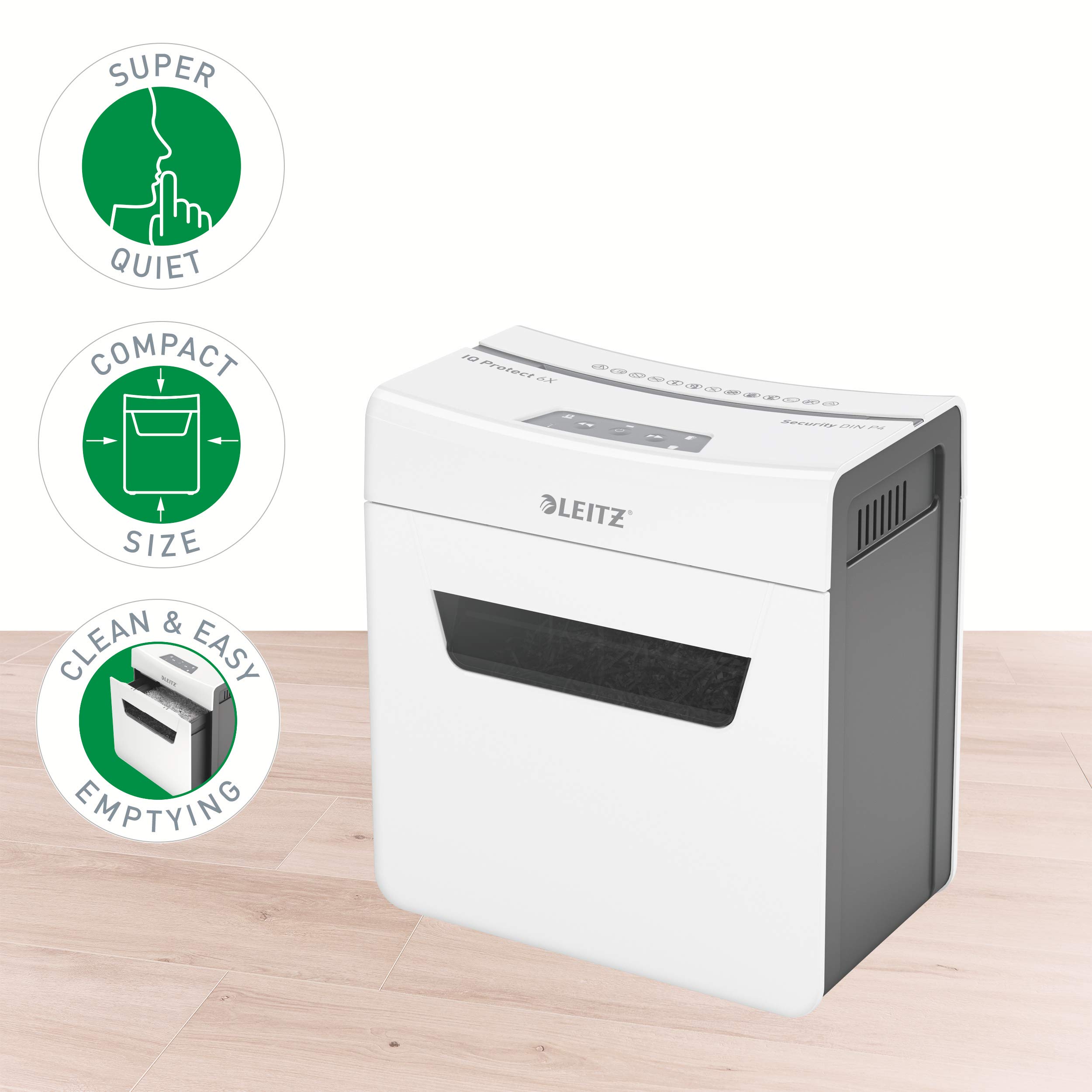 leitz-iq-protect-premium-6x-distruggidocumenti-p-4-10-l-bianco-80900000 image 2