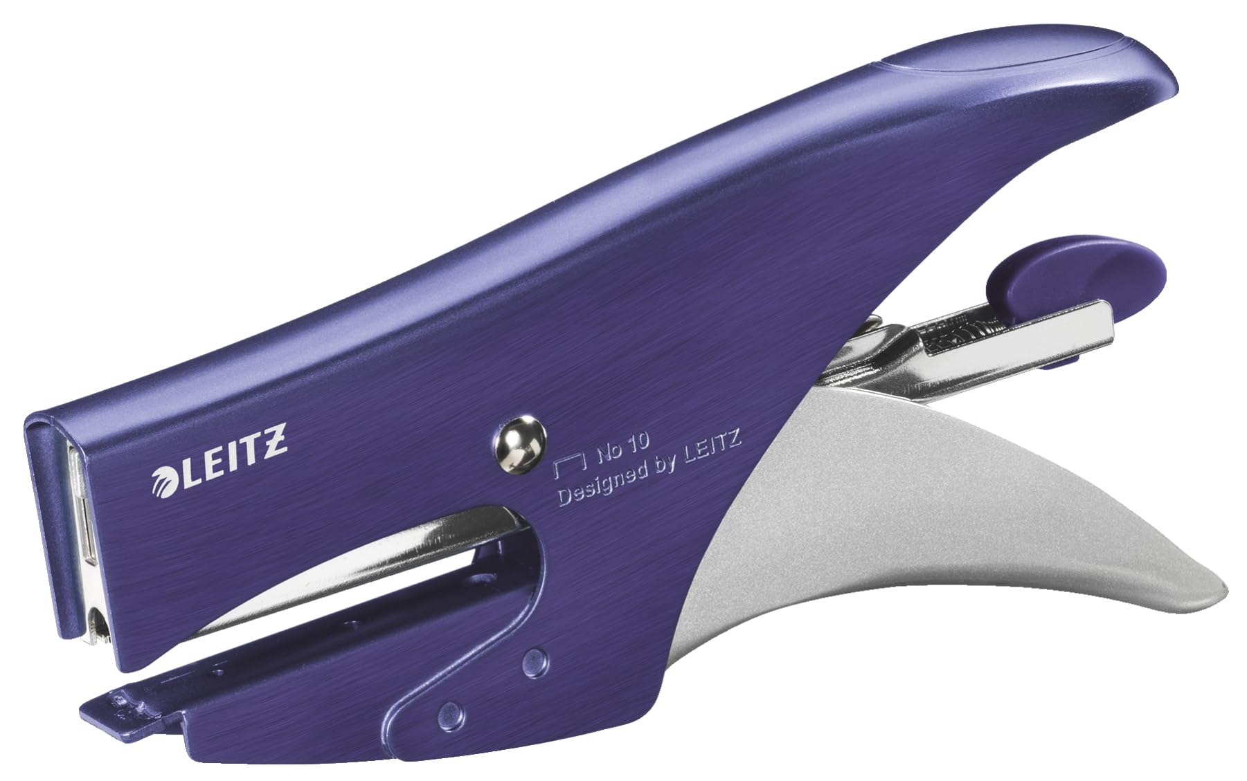 leitz-cucitrice-a-pinza-style-15-fogli-blu-metallizzato-p2-no-10 image 1
