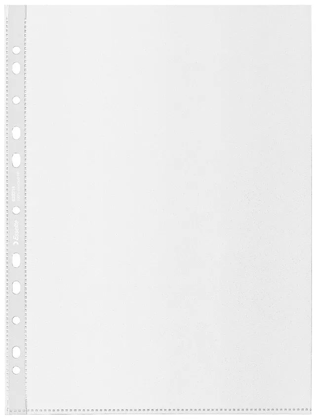 esselte-office-buste-perforate-riciclate-a4-antiriflesso-70-micron-conf-20-pezzi image 1