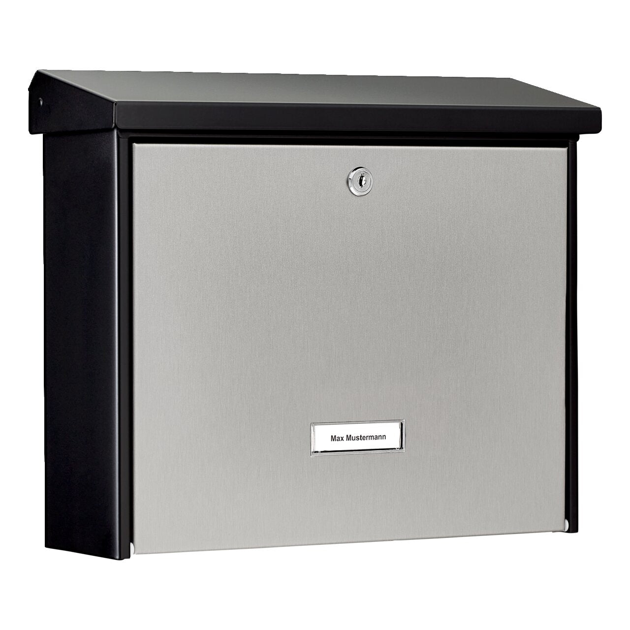 burg-w-chter-london-6867-b-s-cassetta-postale-in-acciaio-inox-nero-formato-c4 image 2