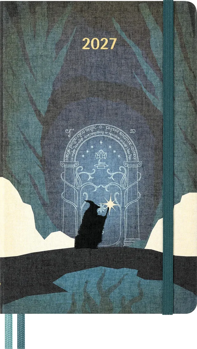 moleskine-agenda-settimanale-2027-il-signore-degli-anelli-gandalf-large-13x21-cm image 1