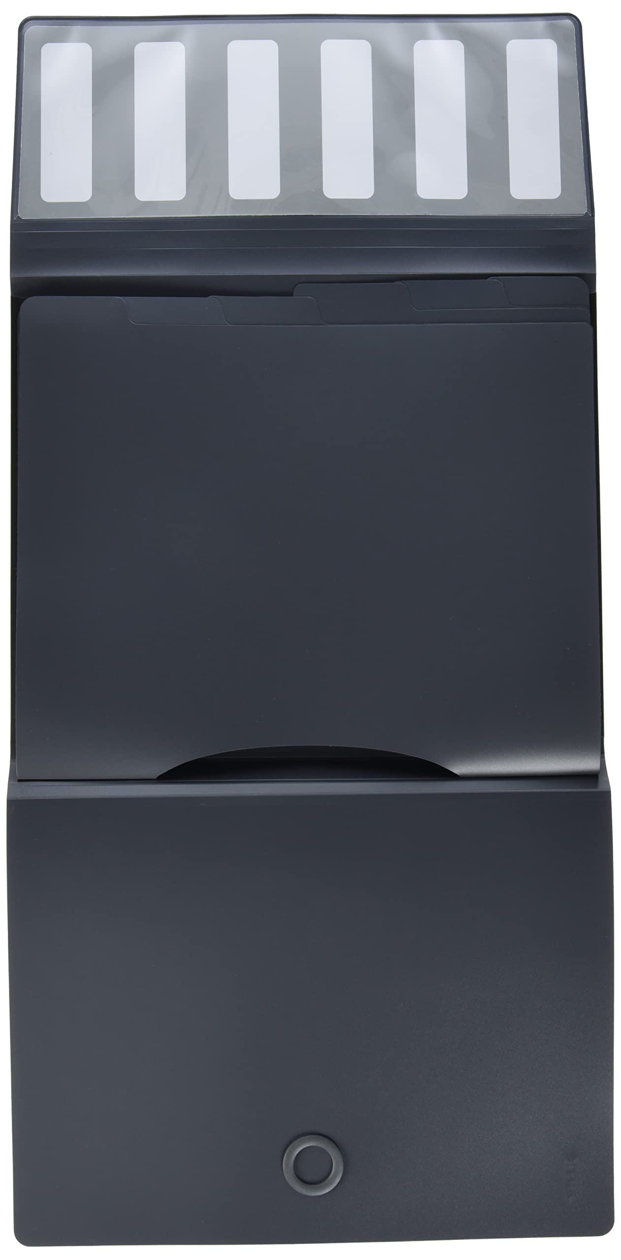 leitz-solid-cartellina-portadocumenti-pp-a4-6-scomparti-nero-con-elastico image 4