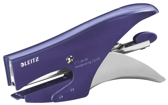 leitz-cucitrice-a-pinza-style-15-fogli-blu-metallizzato-p2-no-10 image 1