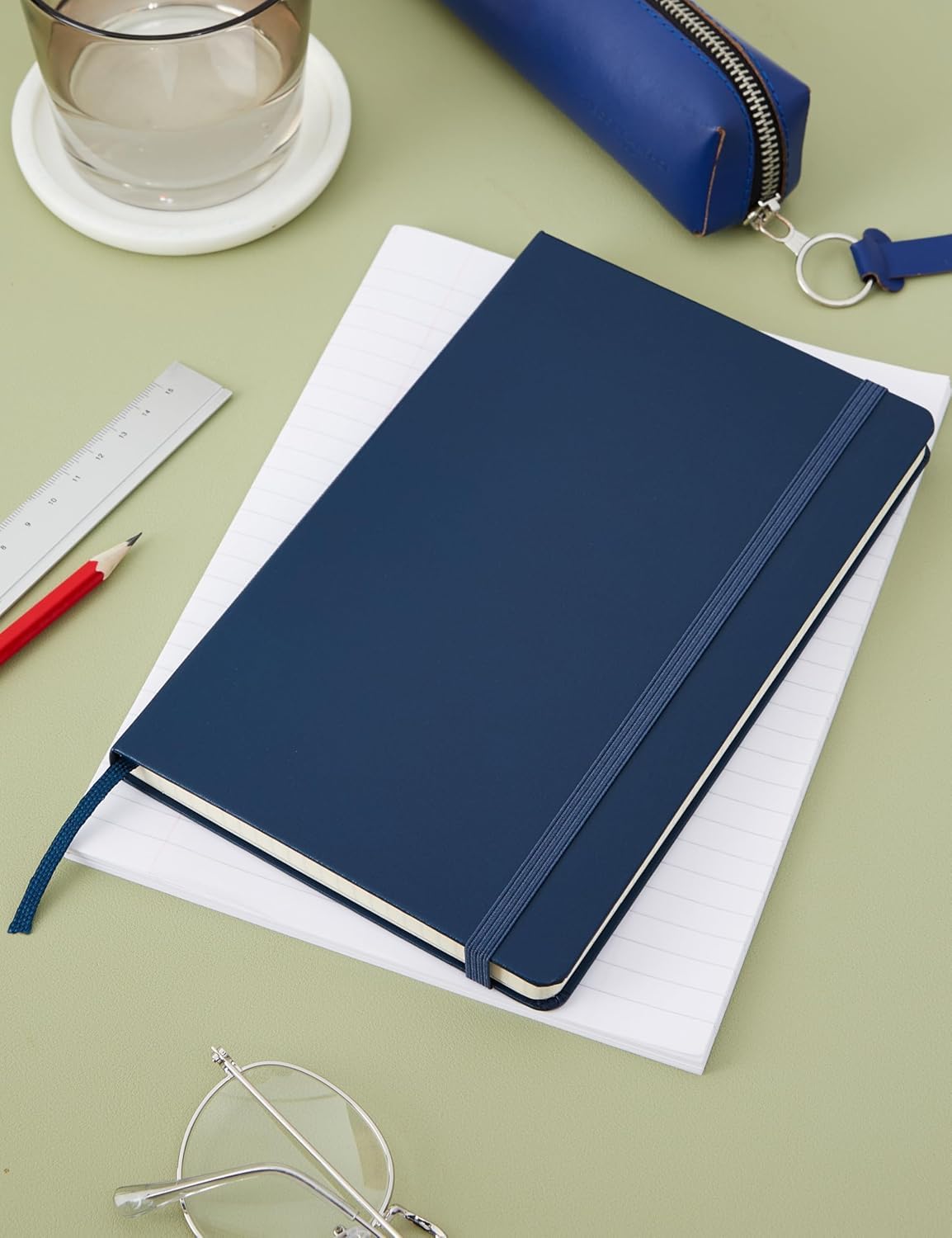 moleskine-classic-notebook-large-13x21-cm-quadretti-blu-zaffiro-240-pagine image 4