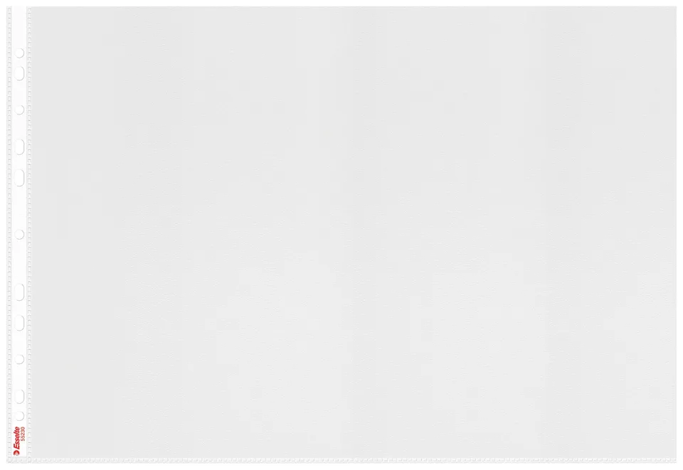 esselte-buste-perforate-a3-trasparenti-opache-85-mic-conf-50-pz image 1