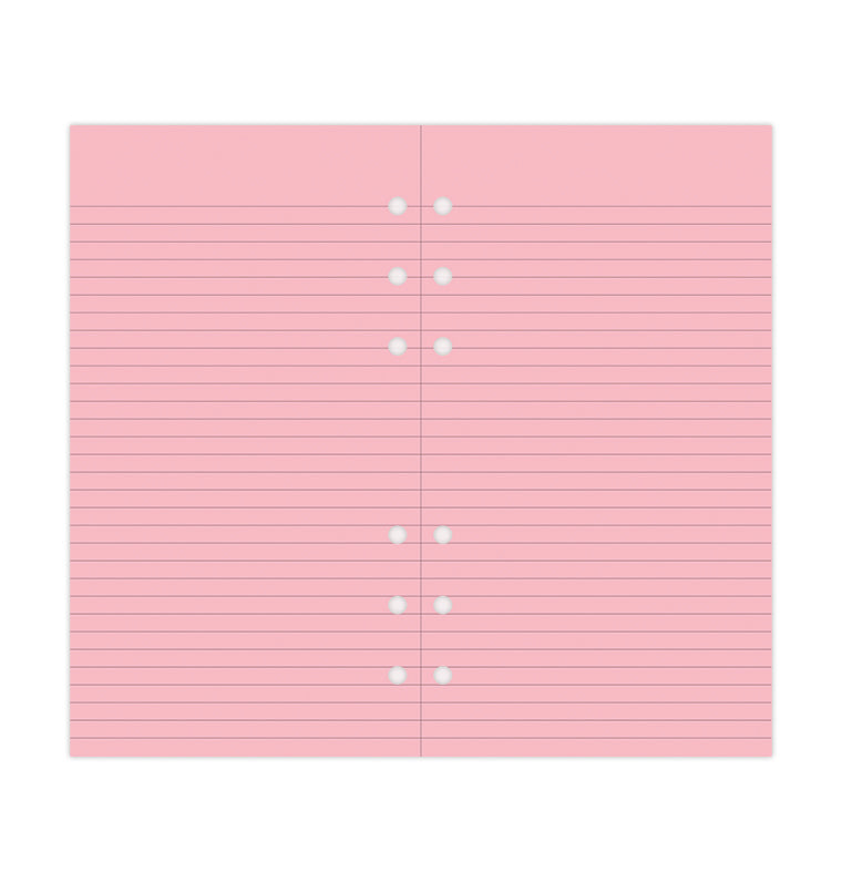 filofax-fogli-a-righe-rosa-personal-ricarica-organiser-30-fogli image 6