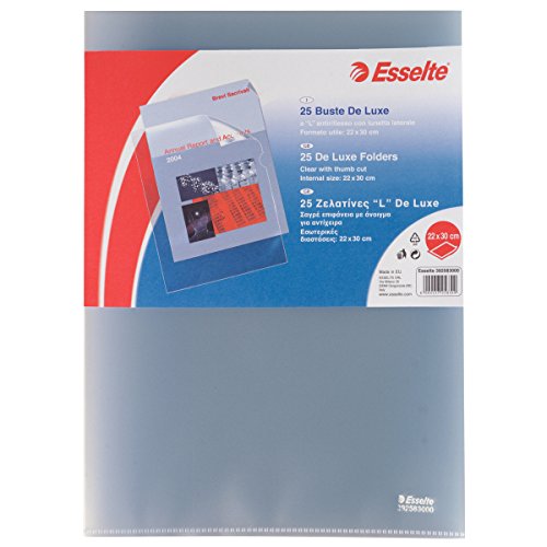 esselte-deluxe-buste-a-l-a4-antiriflesso-conf-25-pz-392583000 image 1