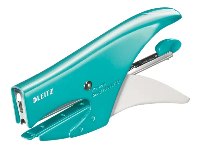 leitz-wow-cucitrice-a-pinza-15-fogli-acquamarina-metallizzato-55472051 image 1