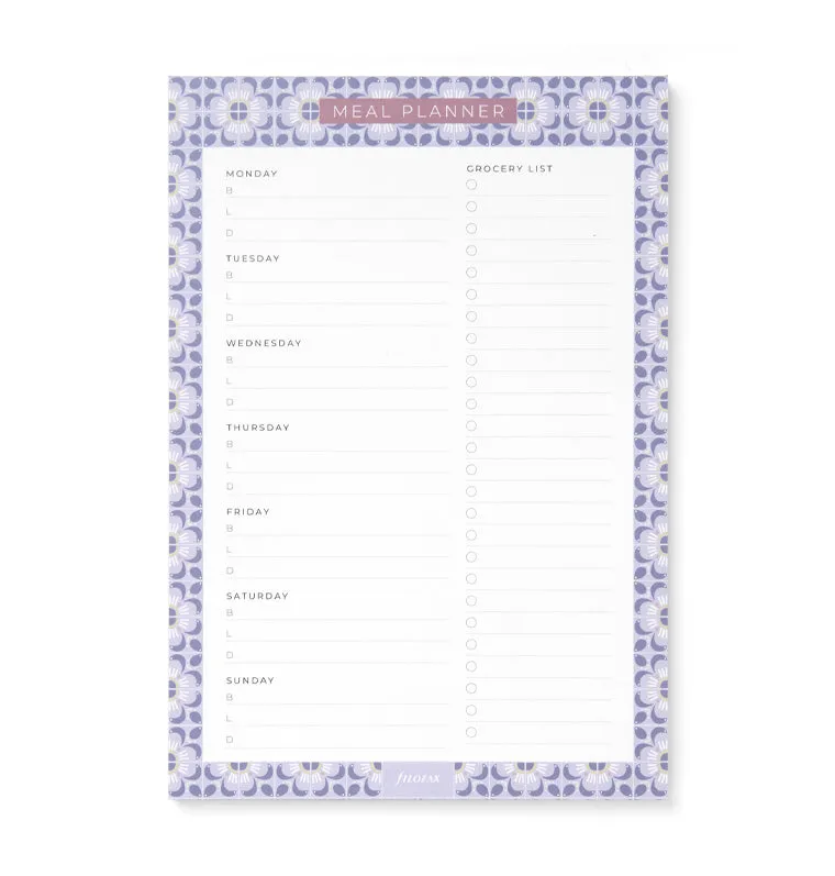 filofax-mediterranean-piano-pasti-magnetico-60-fogli-con-lista-spesa image 1