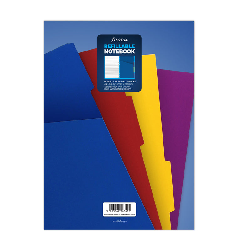 filofax-divisori-multicolori-per-notebook-a4 image 1
