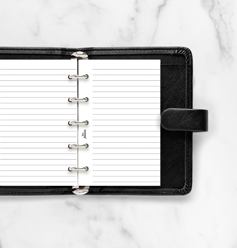 filofax-fogli-a-righe-bianchi-mini-20-fogli image 3