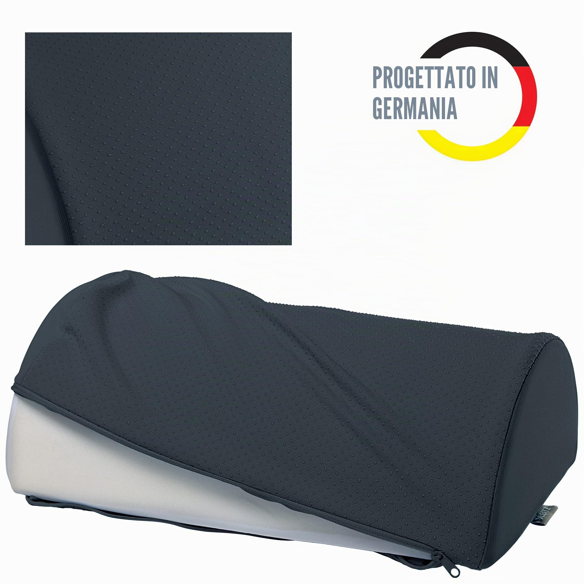 leitz-ergo-cosy-poggiapiedi-ergonomico-260x140x405-mm-grigio-velluto image 4
