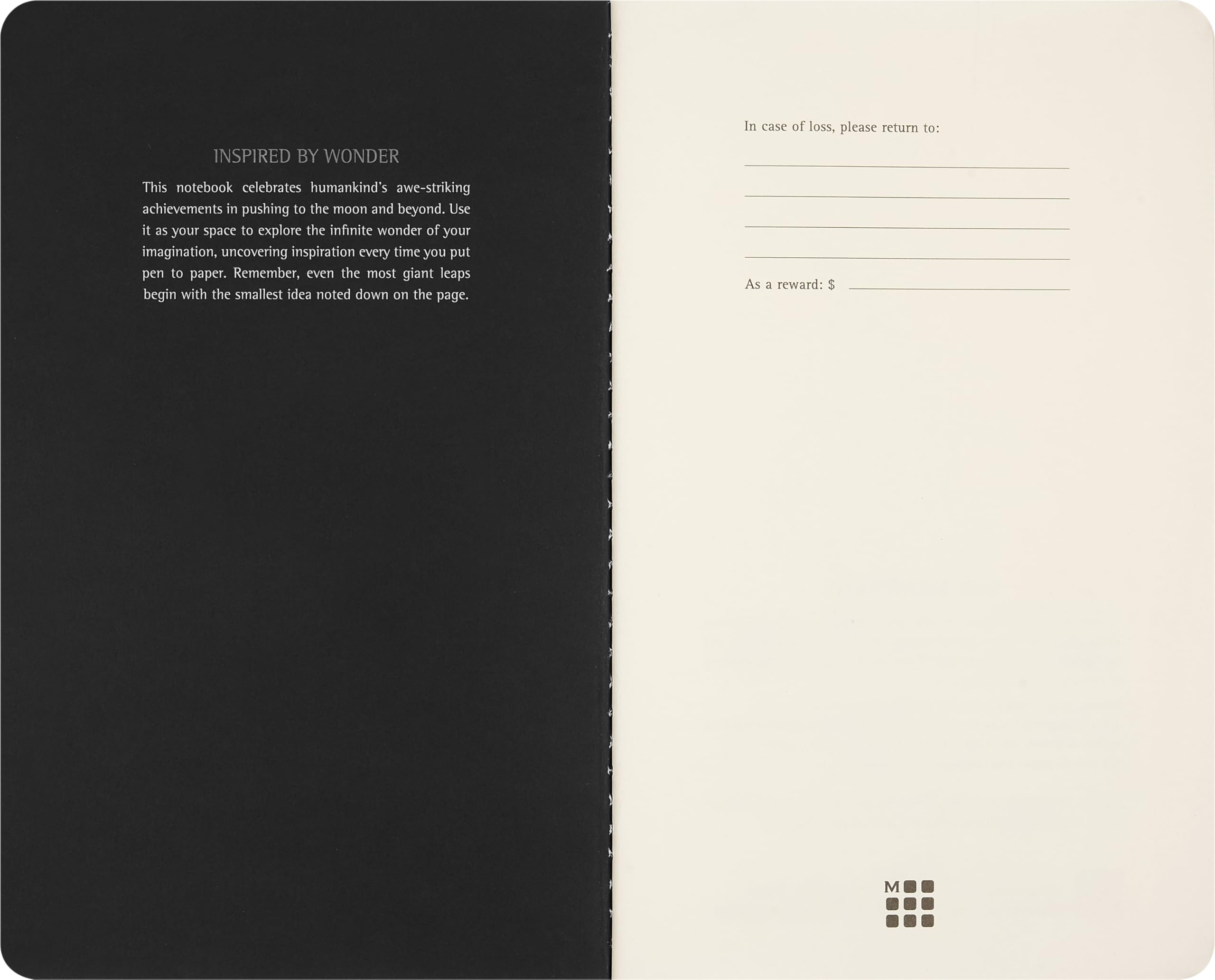 moleskine-set-nasa-cahier-journal-large-13x21-cm-2-quaderni-pagine-bianche image 4