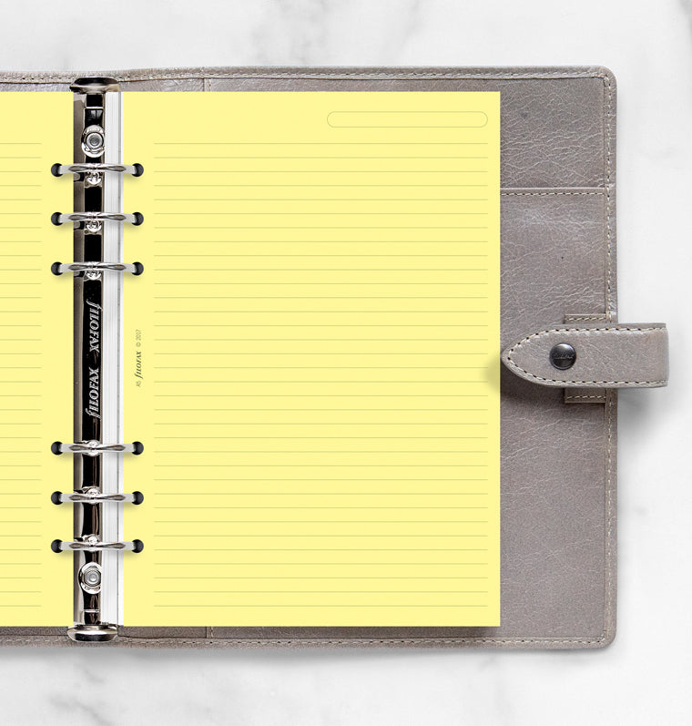 filofax-refill-fogli-a-righe-gialli-a5-25-fogli image 3