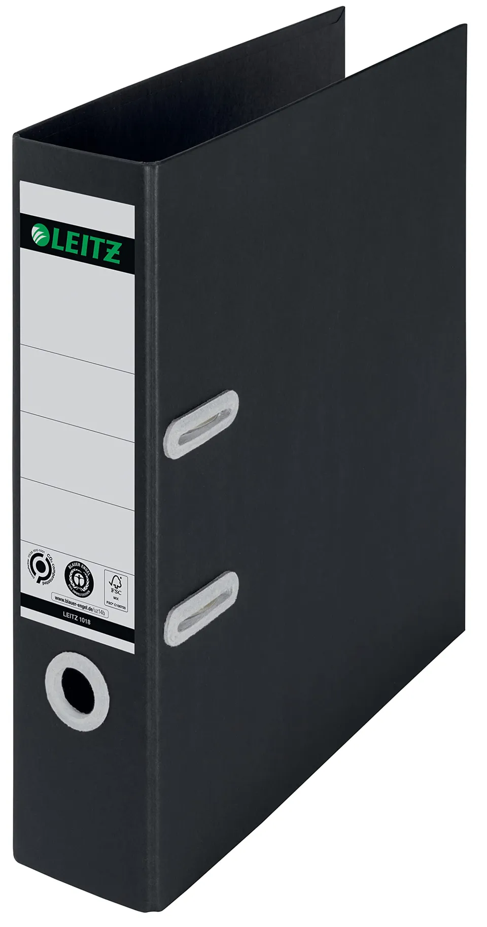 leitz-registratore-a-leva-recycle-a4-dorso-80-mm-nero-10180095 image 1