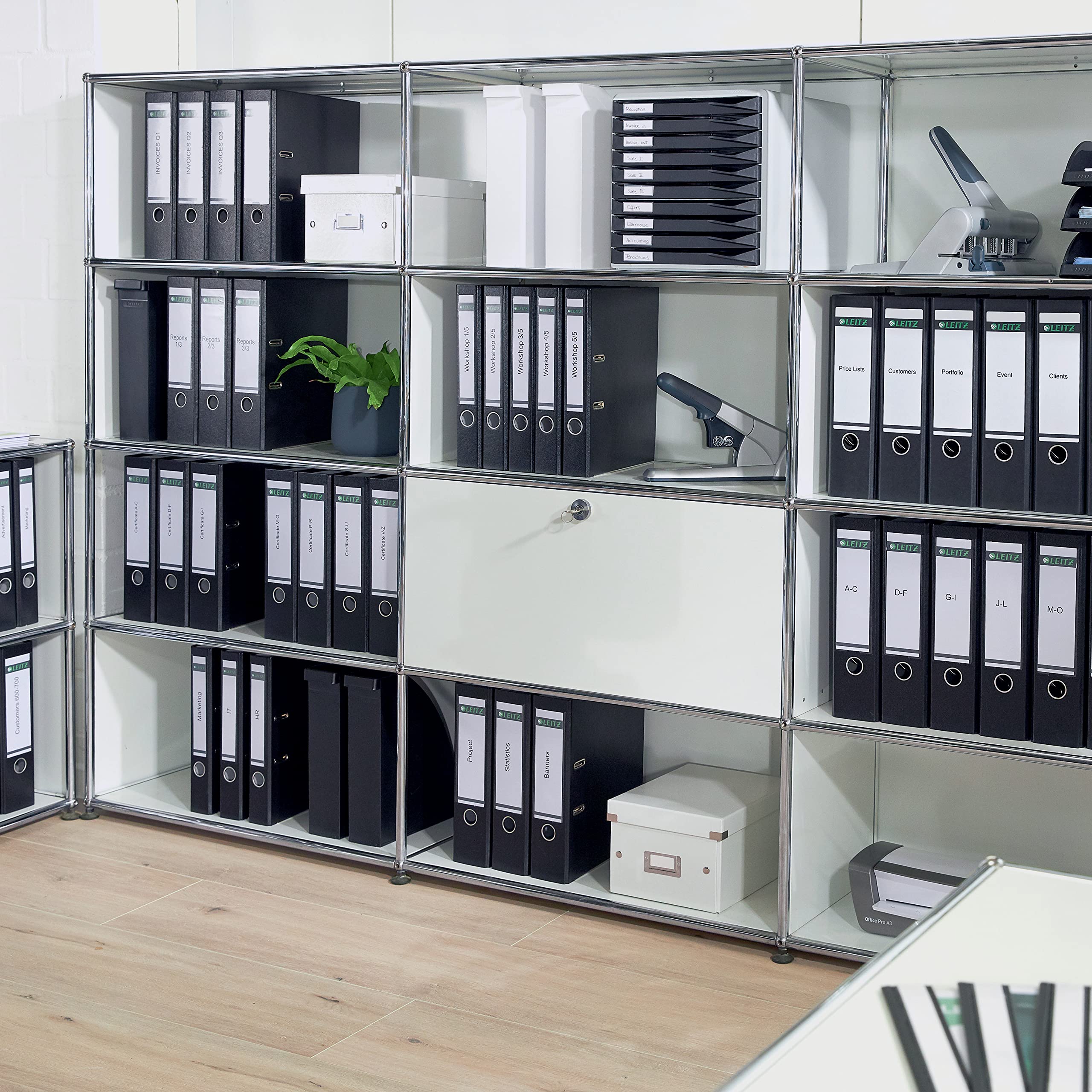 leitz-180-registratore-commerciale-dorso-5-2-cm-grigio image 8