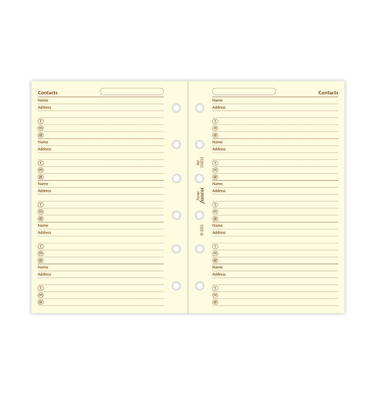 filofax-rubrica-completa-crema-pocket-20-fogli image 4