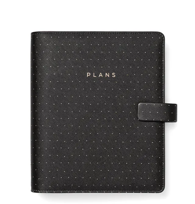 filofax-moonlight-organiser-a5-nero-oro image 1