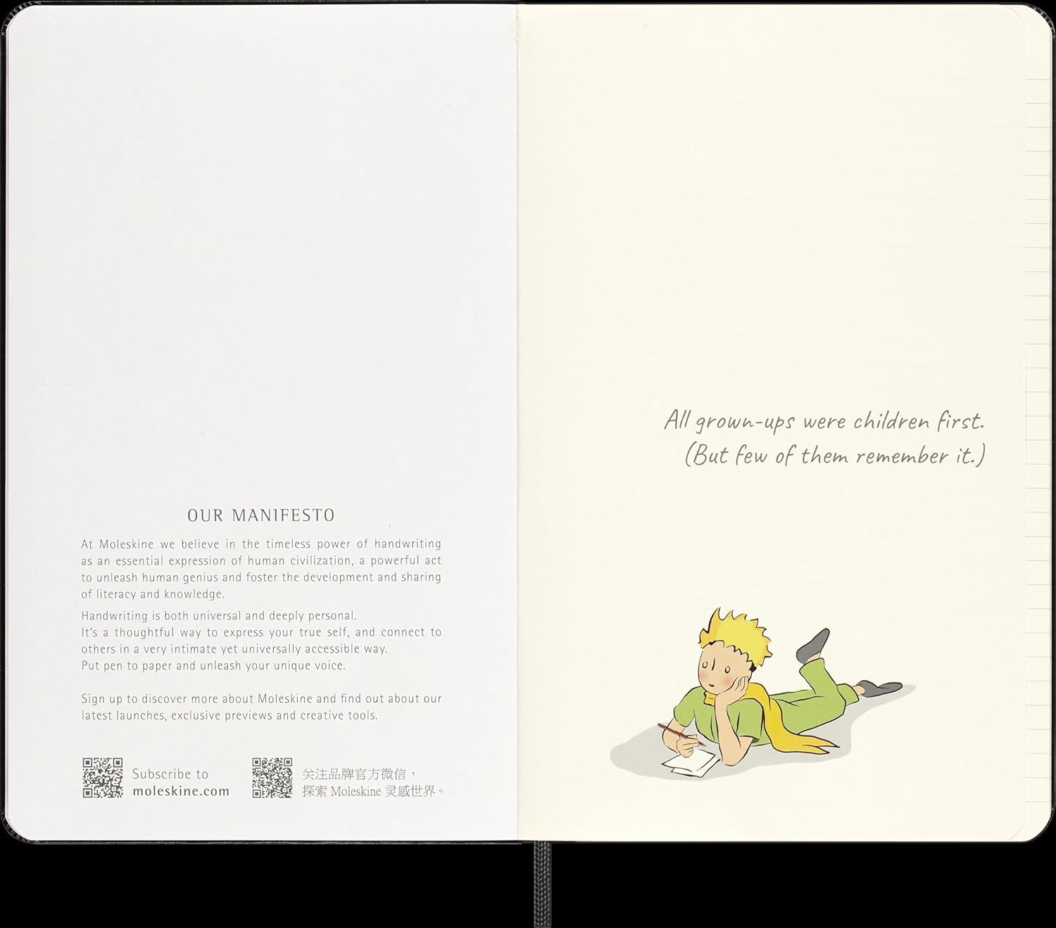 moleskine-le-petit-prince-taccuino-righe-large-13x21-cm-nero image 5