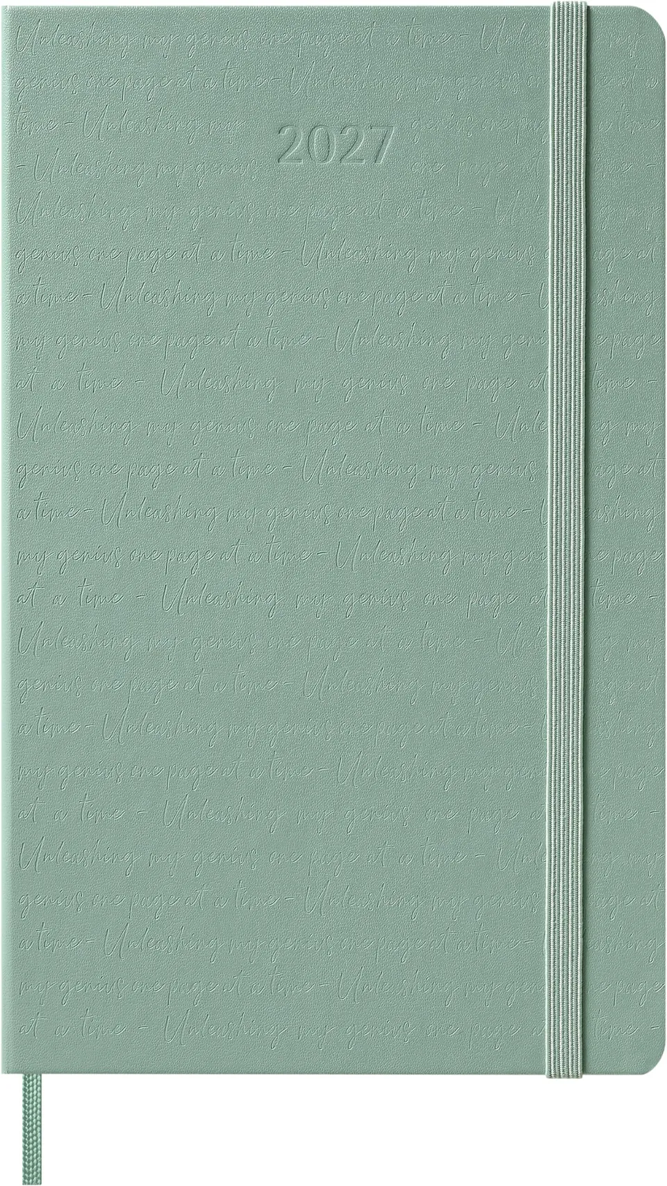 moleskine-agenda-settimanale-2027-large-13x21-cm-verde-salvia image 1
