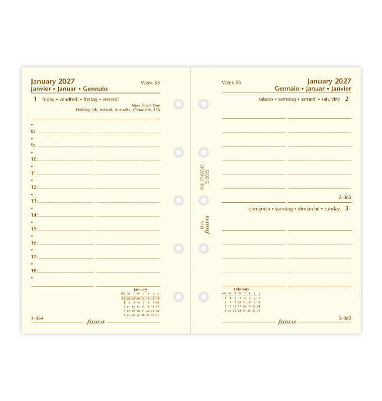 filofax-calendario-1-giorno-per-pagina-mini-2027-multilingua image 4