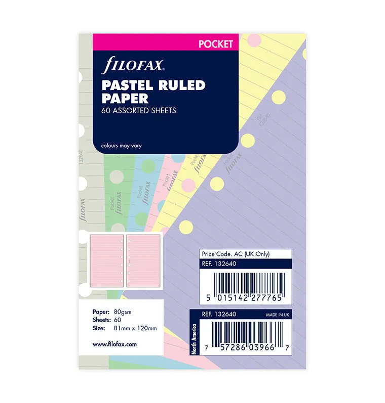 filofax-notepaper-pocket-refill-pastello-a-righe image 1