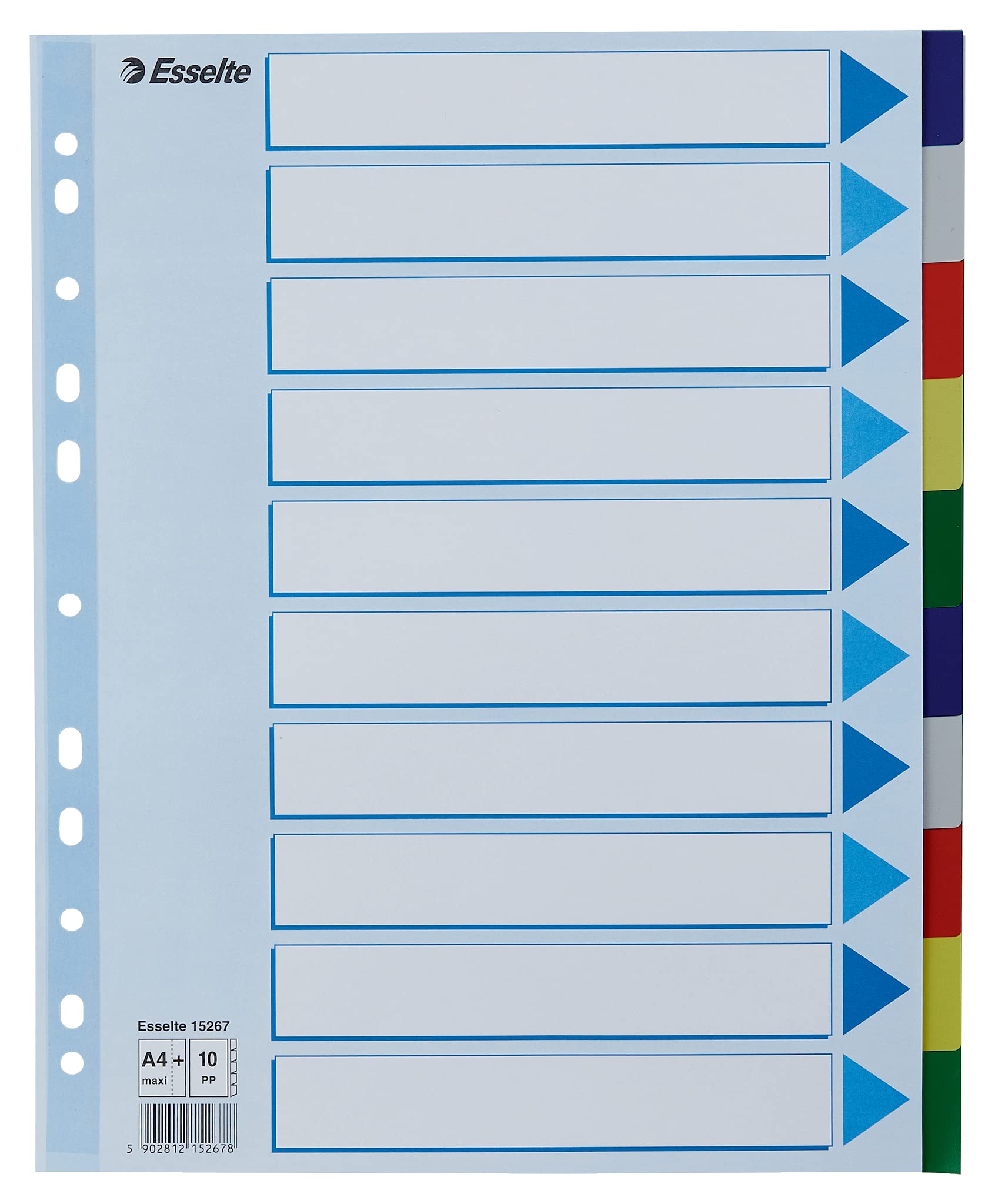 esselte-intercalare-in-ppl-traslucido-6-tasti-formato-maxi-a4 image 5