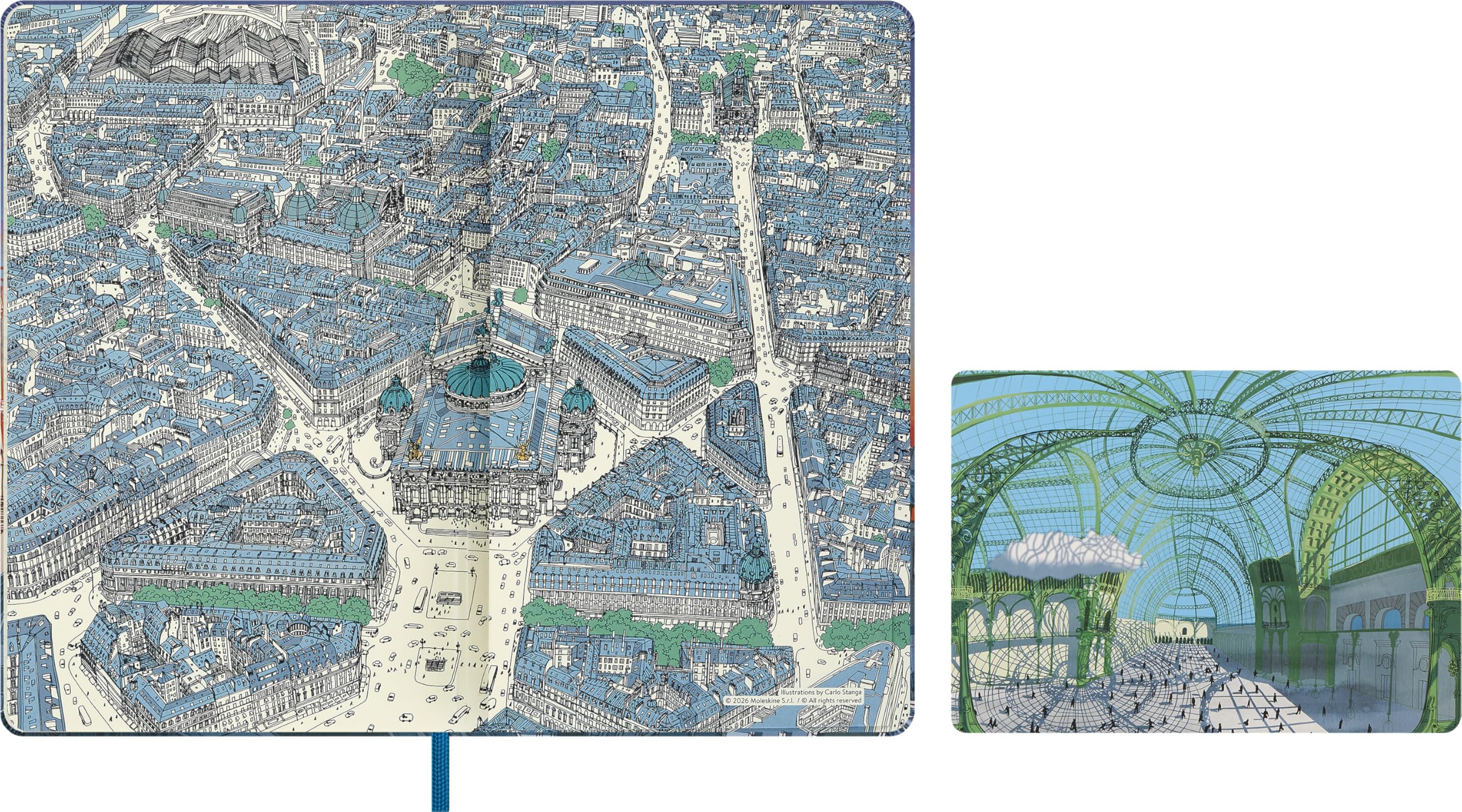 moleskine-taccuino-i-am-paris-a-righe-copertina-rigida-in-tela image 4