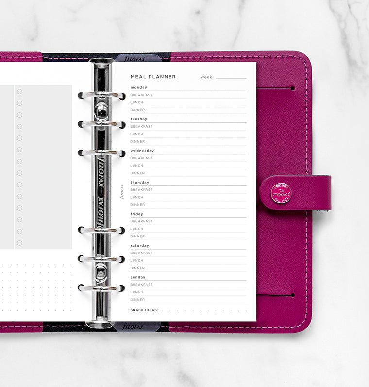 filofax-refill-meal-planner-personal-56-fogli image 2