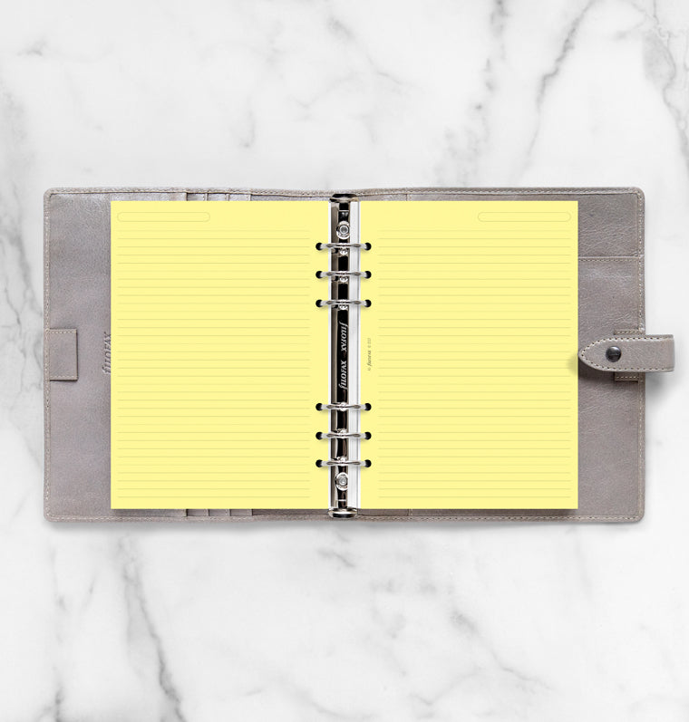 filofax-refill-fogli-a-righe-gialli-a5-25-fogli image 4