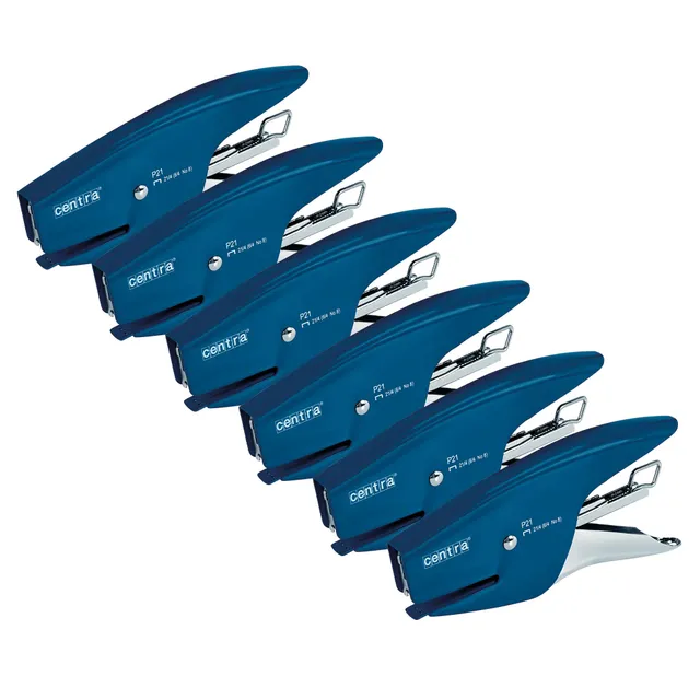 esselte-centra-p21-cucitrice-a-pinza-15-fogli-blu-confezione-6-pz image 1