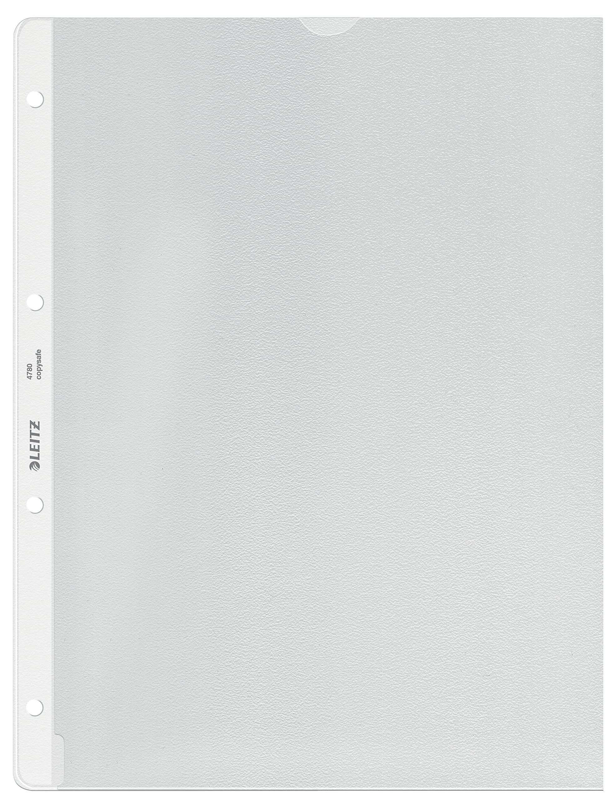 leitz-buste-trasparenti-a4-pp-0-13-mm-100-pezzi-con-foratura image 1