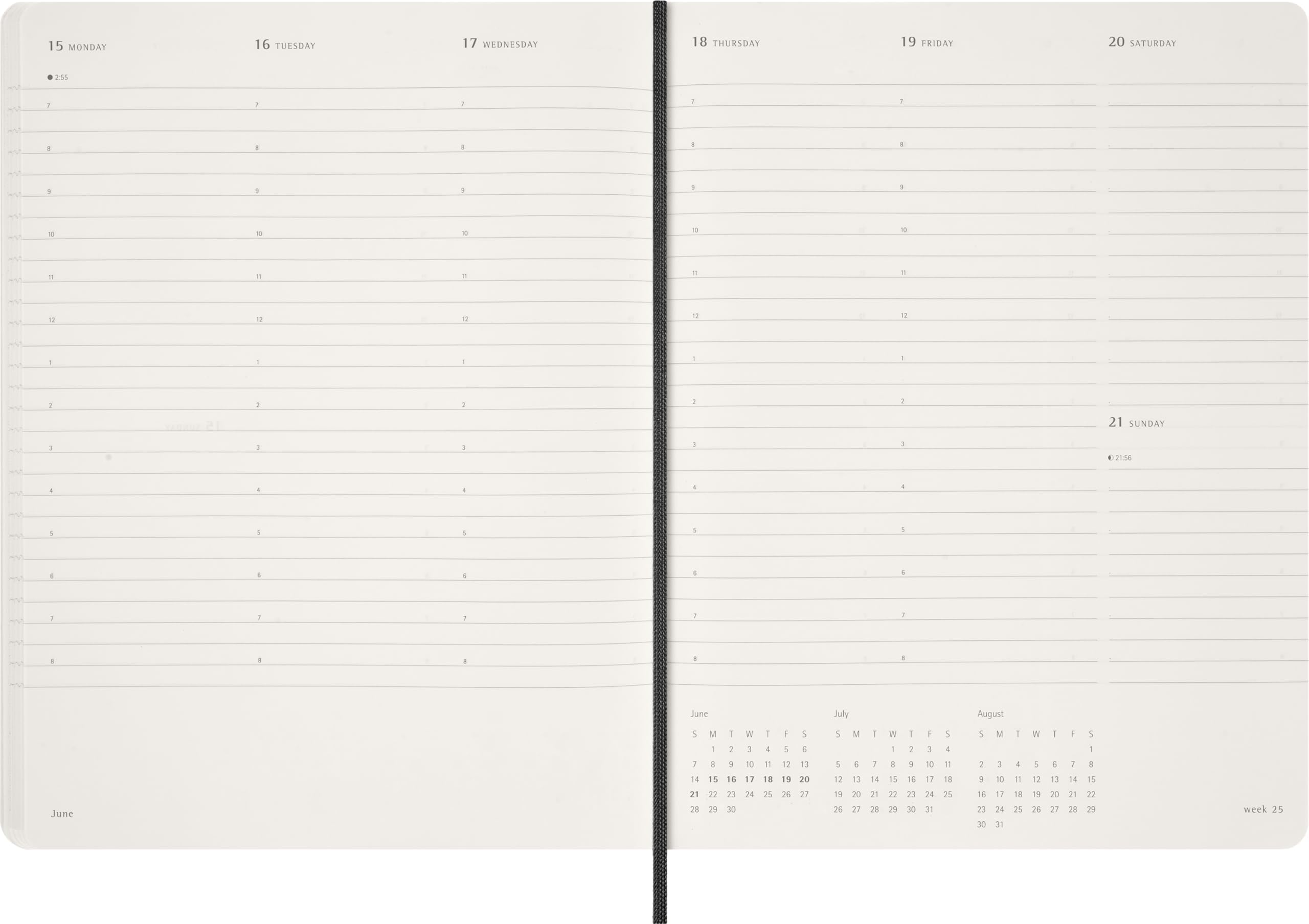 moleskine-essential-planner-2025-2026-settimanale-verticale-xxl-nero image 7
