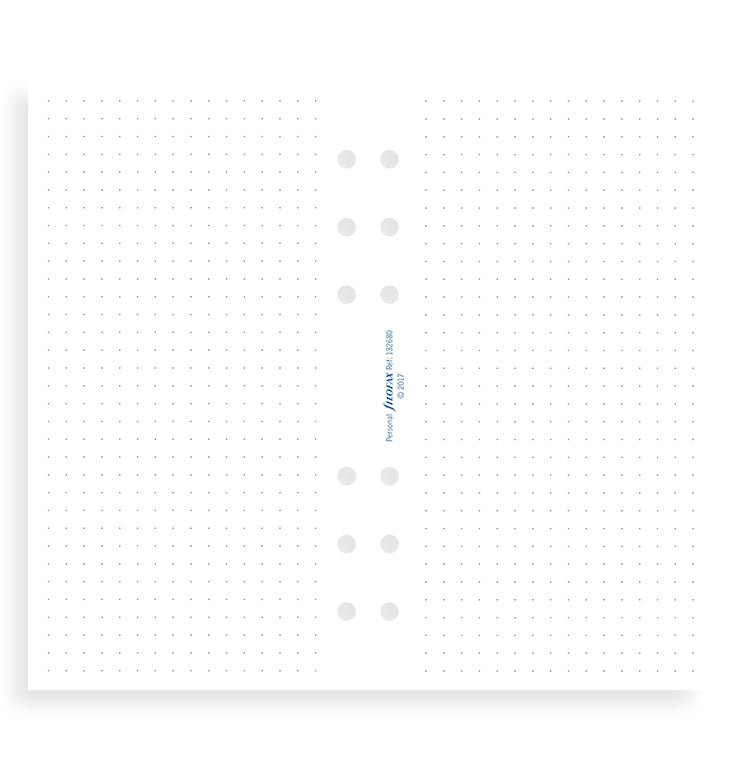 filofax-journal-personal-refill-dotted-fogli-puntinati image 5