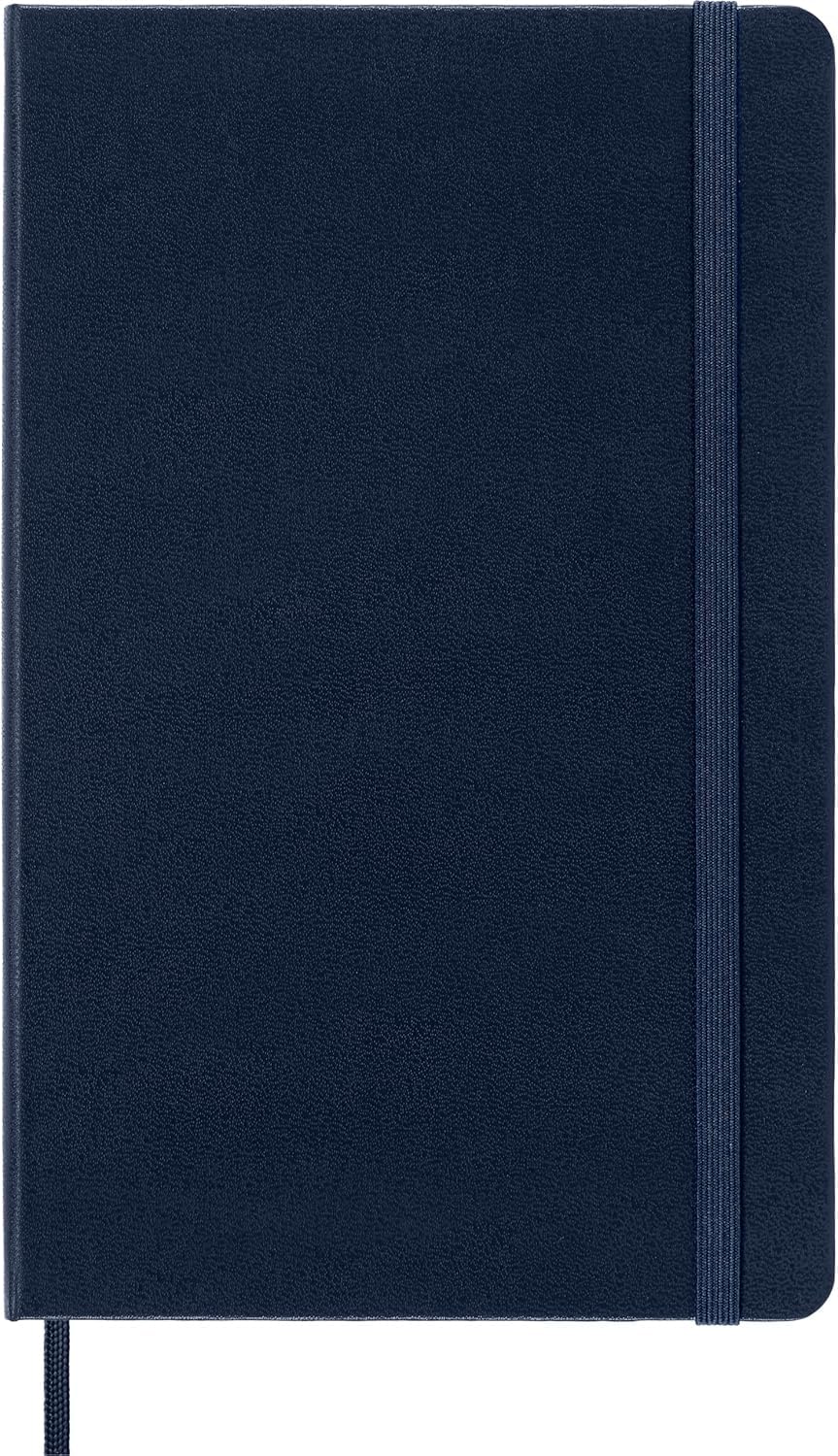 moleskine-classic-notebook-large-13x21-cm-quadretti-blu-zaffiro-240-pagine image 2
