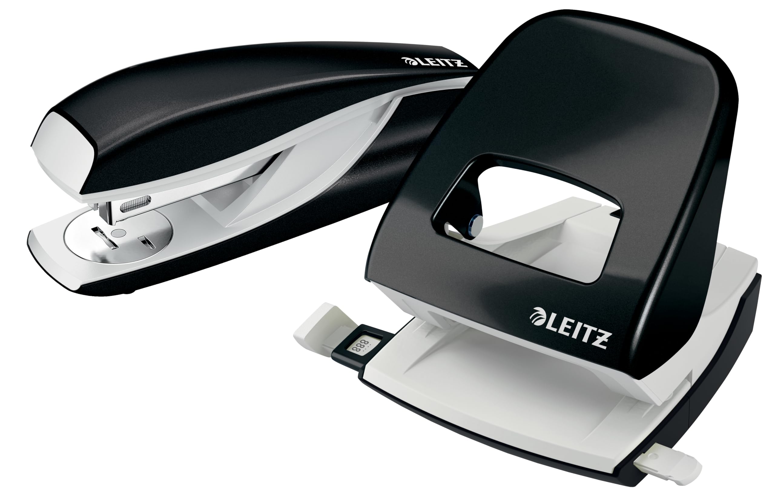 leitz-wow-set-cucitrice-perforatore-30-fogli-nero-50951095 image 1