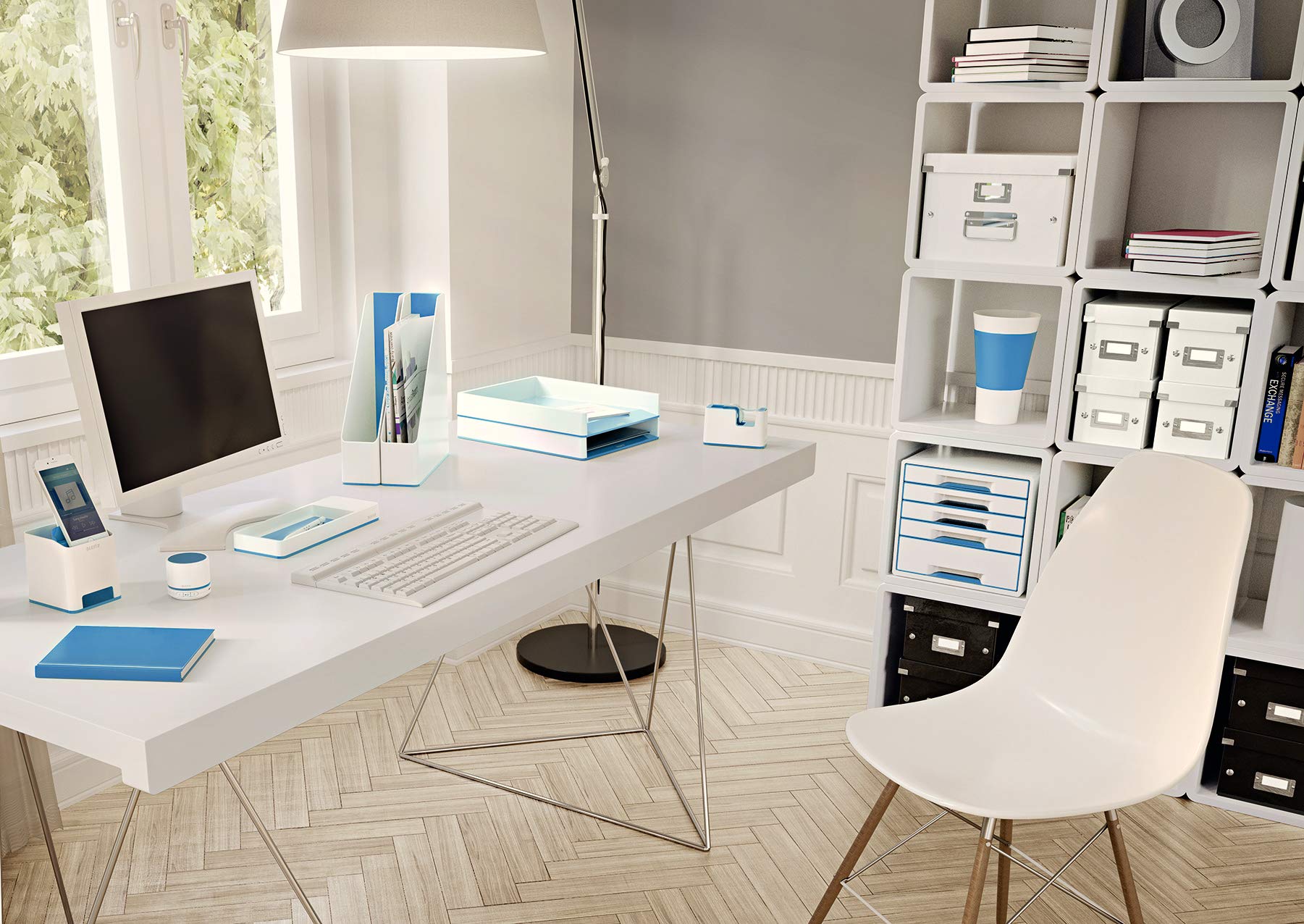 leitz-wow-astuccio-a-2-scomparti-formato-l-23x15-cm-blu-40130036 image 6