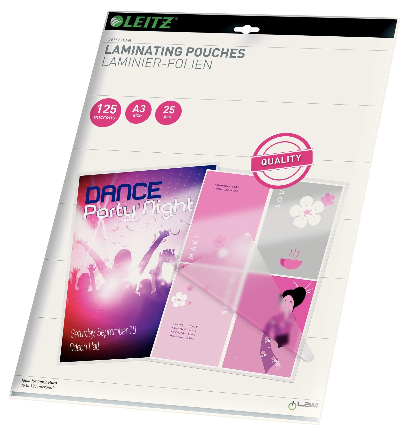 leitz-ilam-pouch-plastificazione-125-micron-60x90-mm-100-pz image 7